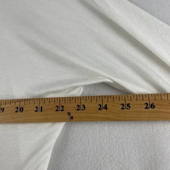 Green Envelope Women's White Cowl Neck Dolman Sleeve Large Top - Picture 5 of 8